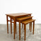 Restored Mid Century Nest Of Side Table