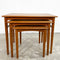 Restored Mid Century Nest Of Side Table