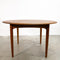 Restored Mid Century TH Brown Blackbean Teak Dining Table