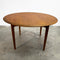 Restored Mid Century TH Brown Blackbean Teak Dining Table