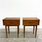 Parker Nordic Mid Century Bed Side Tables