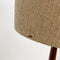 Mid Century Maple Floor Lamp With Brass Details