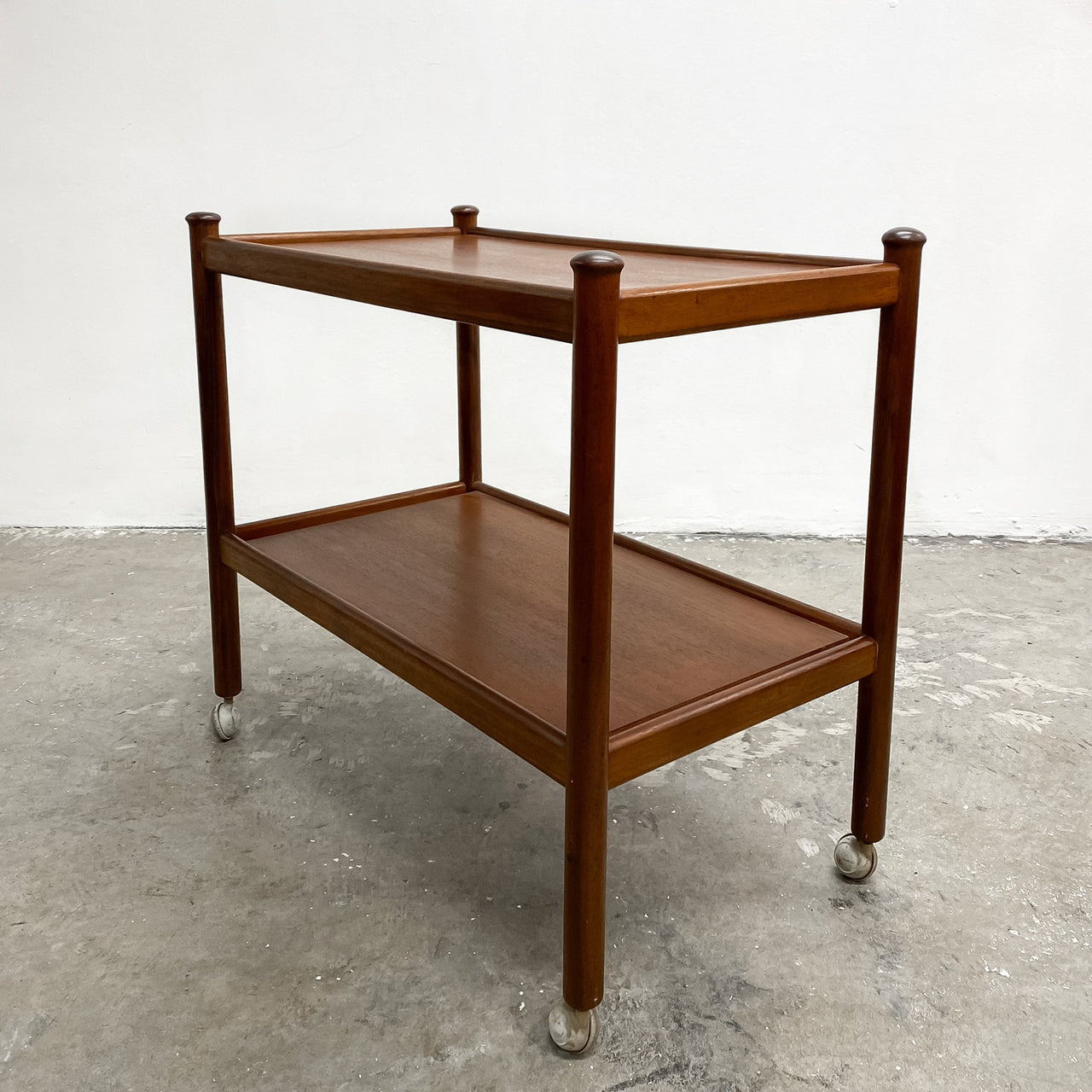 Parker Mid Century Teak Drinks Trolley