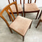 Suite of Six Slat Back Mid Century Dining Chairs By Catt Furniture