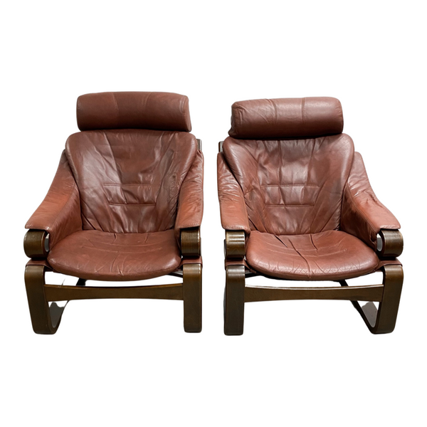 Mid Century Apollo Armchairs for Skippers Mobler Denmark