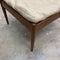 Parker Footstool Side Table With Leather Cushion