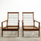 Parker High Back Mid Century Armchairs