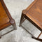 Pair Of Parker Mid Century Teak Bar Stools