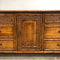 Vintage Faux Bamboo Sideboard Credenza By Stanley Furniture