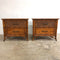 Vintage Faux Bamboo Pair of Bedside Tables