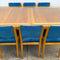 9 Piece Mid Century Dining Suite After Carlo De Carli