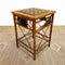 Vintage Tiger Cane Side Table Chess Board