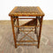 Vintage Tiger Cane Side Table Chess Board
