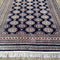 Vintage Blue Ground Handmade Wool Rug