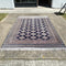 Vintage Blue Ground Handmade Wool Rug