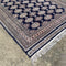 Vintage Blue Ground Handmade Wool Rug