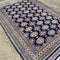 Vintage Blue Ground Handmade Wool Rug