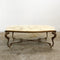 MID CENTURY ITALIAN MARBLE TOP COFFEE TABLE