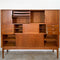 Mid Century Tambour Door Marquetry Sideboard
