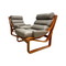 Tessa T4 Leather Mid Century Armchairs Priced Individually