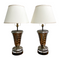 Lucien Gerfaux French Art Deco Pair of Table Lamps