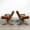 Pair Norwegian 'Wood' armchairs Jon Hjortdal for Velledalen Mobler