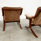 Pair Norwegian 'Wood' armchairs Jon Hjortdal for Velledalen Mobler