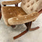 Pair Norwegian 'Wood' armchairs Jon Hjortdal for Velledalen Mobler