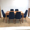 Restored Mid Century 1960s Paul Kafka Walnut Extension Dining Table
