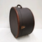 Vintage Leather and Canvas Hat Box