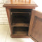 Vintage Cedar Bedside Table Cupboard