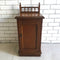Vintage Cedar Bedside Table Cupboard