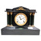 Antique Mantel clock with ceramic face