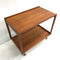 Mid Century 2 Tiered Bar Cart Drinks Trolley