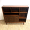 Mid Century Brazilian Rosewood Cabinet w/Shelving