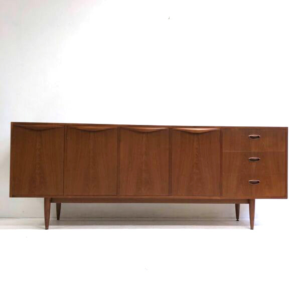 Mid Century Chiswell Wave Handle Sideboard c1960