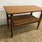 Mid Century Coffee Table with Magazine Rack