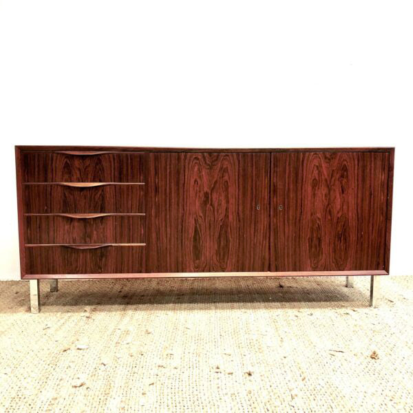 Mid Century Danish Brazilian Rosewood Sideboard