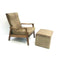 Mid Century Don Rex Leather Armchair Footstool