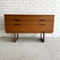 Mid Century Chest of Drawers W/ Sleigh Legs