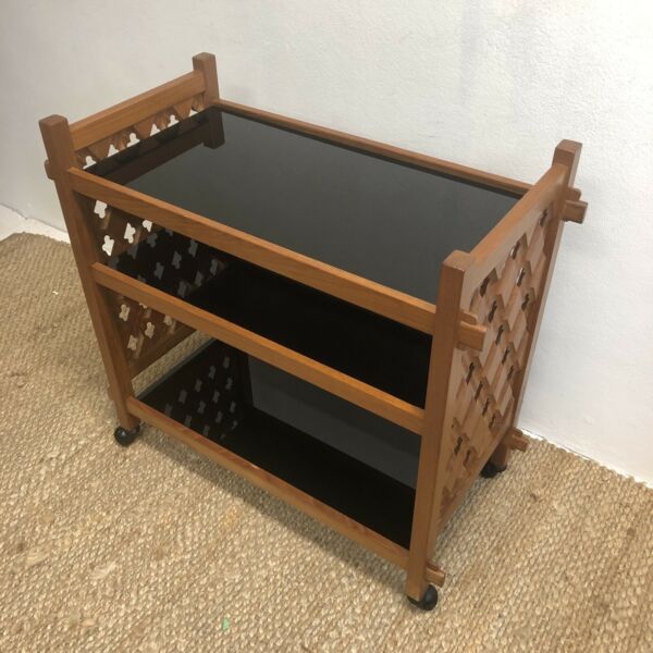 Mid Century Drinks Trolley, Tray Mobile, Bar Cart