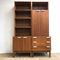 Mid Century English Teak Modular Cabinet w/Shelves