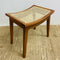 Mid Century Fully Restored Rattan Stool