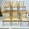 Mid Century John Duffecy Extension Dining Table & 8 Chairs Setting