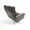 Mid Century Modern Danish Swivel Leather Arm Chair