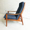 Pair Mid Century Modern Parker Highback Armchairs