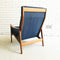 Pair Mid Century Modern Parker Highback Armchairs