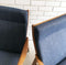 Pair Mid Century Modern Parker Highback Armchairs