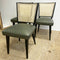 Mid Century Modern Rattan Back Chairs