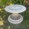Mid Century Modern Russell Woodard 3 Piece Outdoor Setting